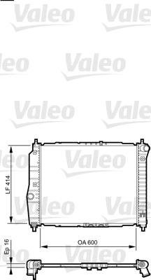 Valeo 735158 - Ψυγείο, ψύξη κινητήρα asparts.gr