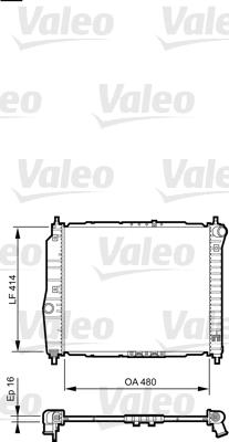 Valeo 735157 - Ψυγείο, ψύξη κινητήρα asparts.gr
