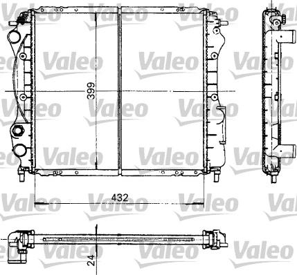 Valeo 730181 - Ψυγείο, ψύξη κινητήρα asparts.gr