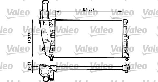 Valeo 731562 - Ψυγείο, ψύξη κινητήρα asparts.gr