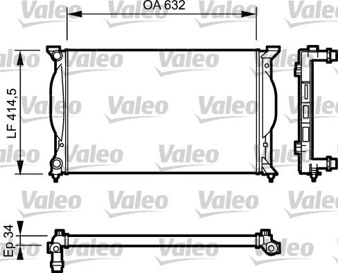 Valeo 732963 - Ψυγείο, ψύξη κινητήρα asparts.gr