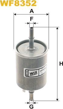 WIX Filters WF8352 - Φίλτρο καυσίμου asparts.gr