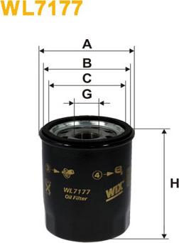 WIX Filters WL7177 - Φίλτρο λαδιού asparts.gr